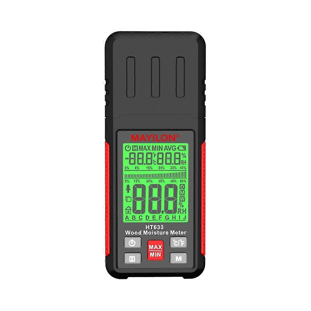 Ht633 Lcd Display Digital Meter Humidity Er Timber Damp Detector