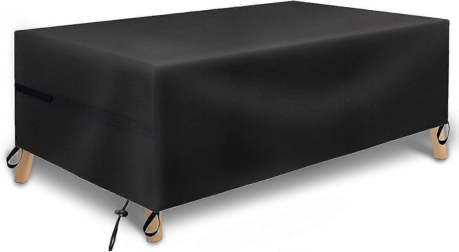 Patio Furniture Cover, Waterproof Windproof Tarpaulin Cover For Rectangular Furniture (213x132x74cm)
