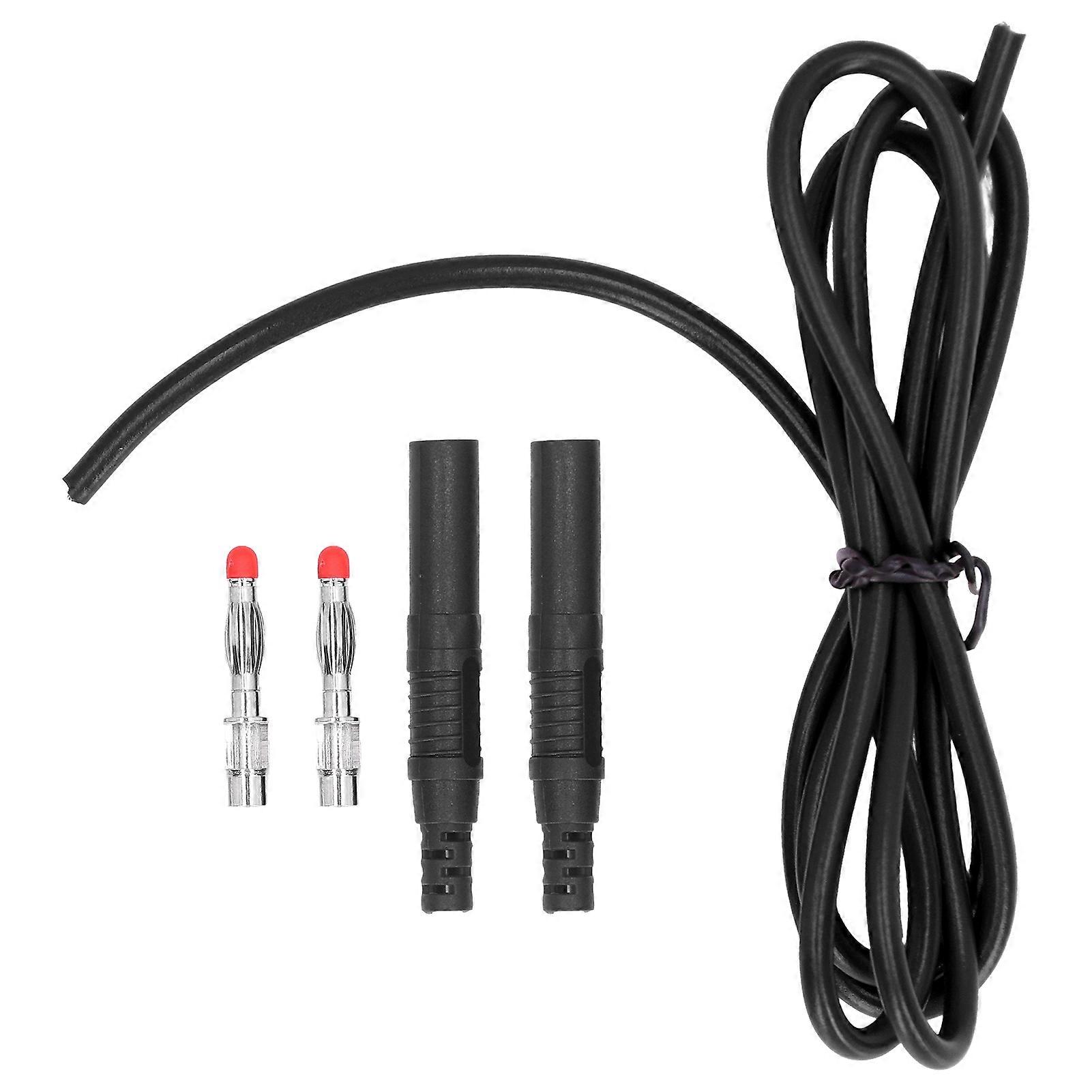 Banana Plug Test Leads Kit Protection Type Welding Male to Male Electrical Multimeter J.70020 4mmBlack