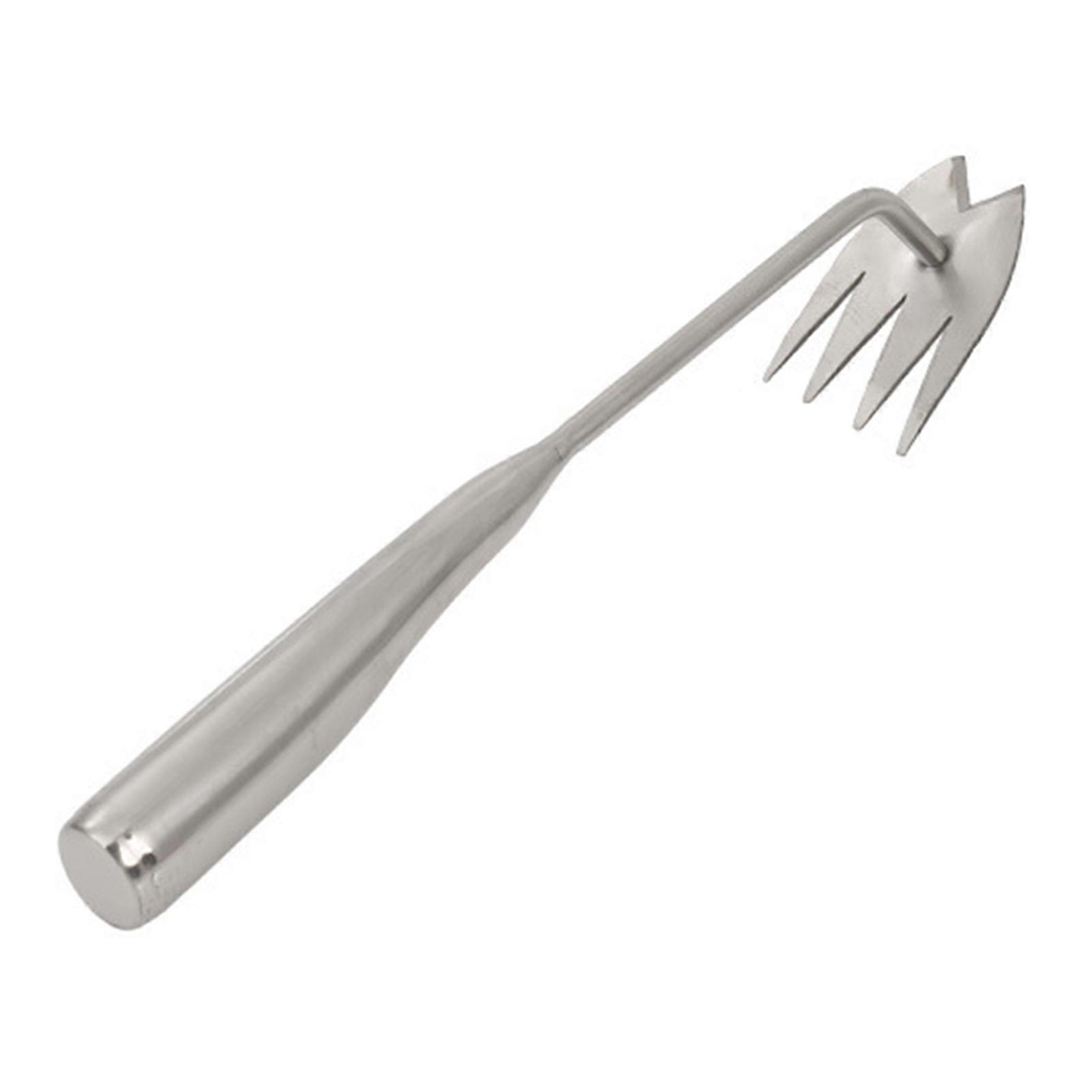 Gardening Hand Weeder Tool with Wooden Handle Polished Surface Non-Stick Portable Garden Weed Remover Tool Weeding Artifact
