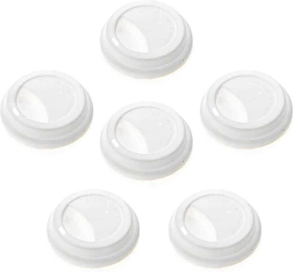 6 Pcs Silicone Drinking Lid Cup Lids, Reusable Coffee Cup Coverscoffee (d-b2)