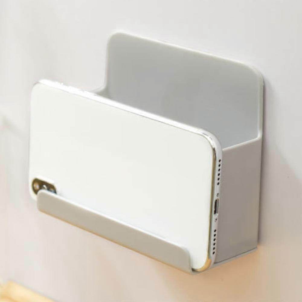 Wall Mounted Remote Control Holder Hanger Phone Storage Box Rack