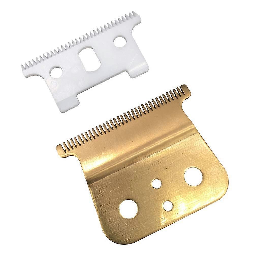 Gold for T Blade for T , for Gtx Replacement Blade (White T Blade + Glod Steel Blade)
