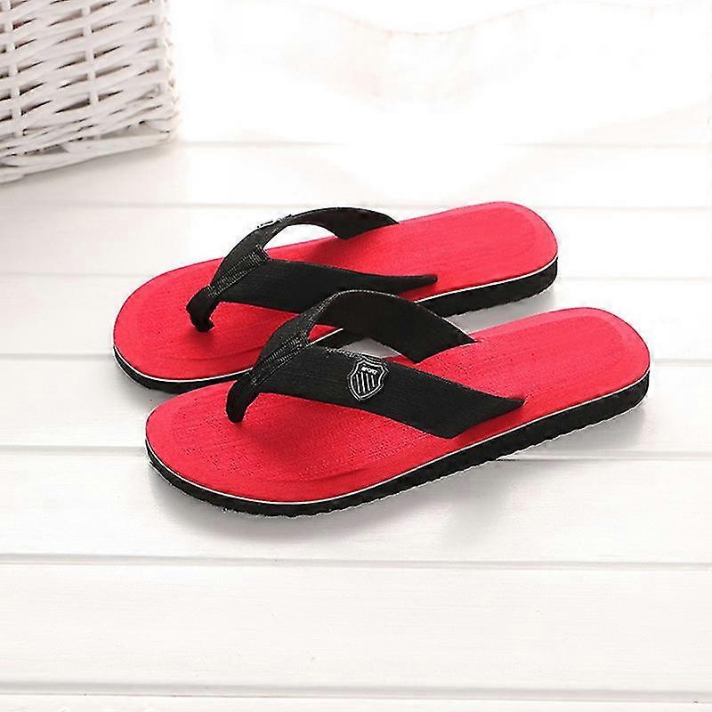 Sommartofflor Män Flip Flops Beach Sandaler Halkfria Casual Flat Shoes Tofflor Inomhus House Skor För män Utomhus Slides