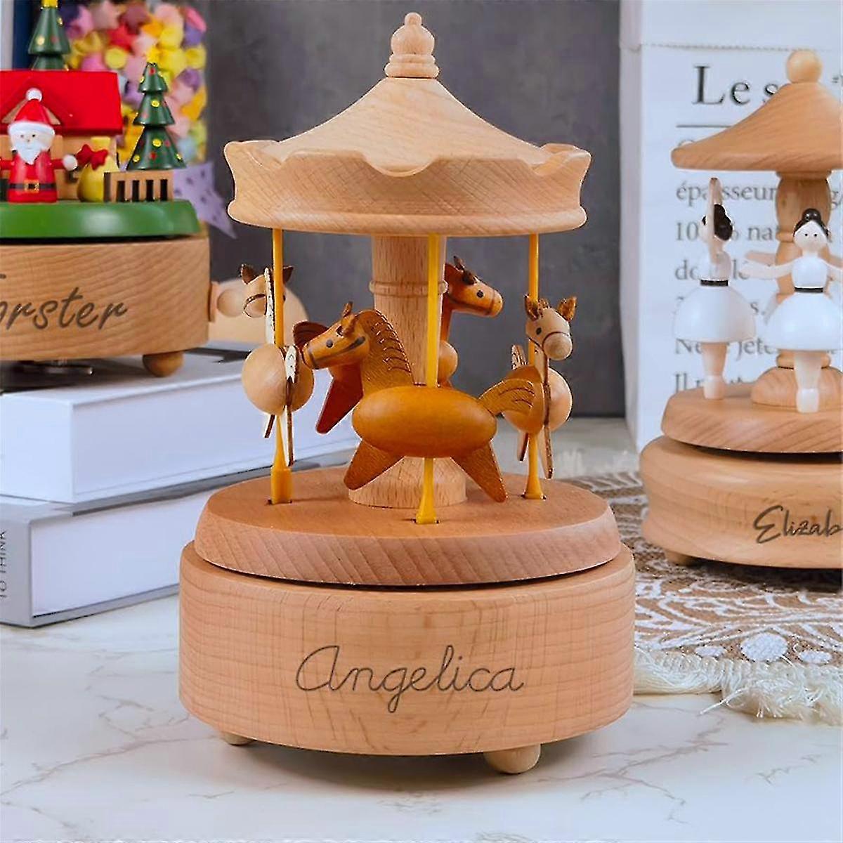 Caja De Música De Tela Suave Con Caballo Sunny - Melodía 'Duerme Niño', Con Cremallera Y Asa De Estrellas | Regalo Para Bebés