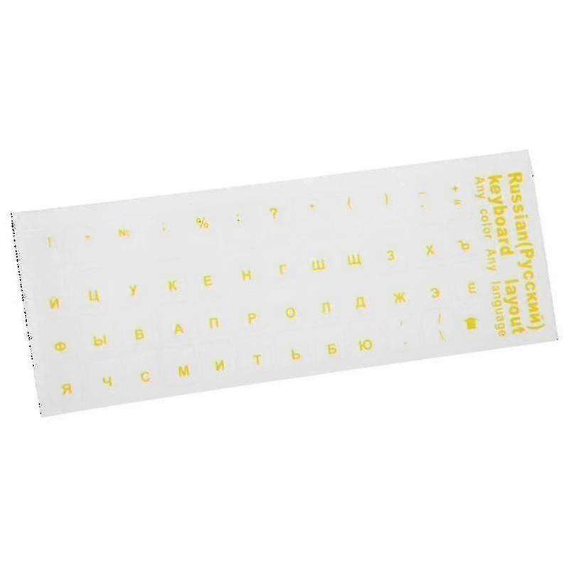 Russian Keyboard Stickers Characters 2 Pcs