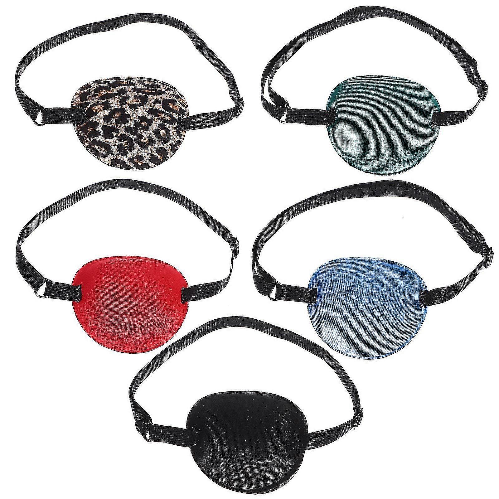 10 Pcs Single Eye Masks Adults Adjustable Elastic Eye Patches Amblyopia Strabismus Eye Mask Blindfold Covers