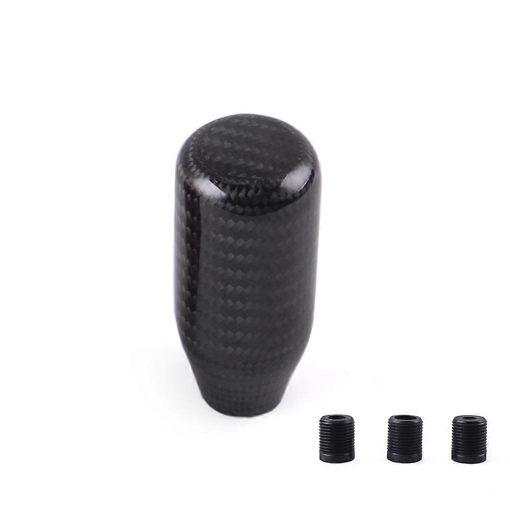 Real Carbon Fiber Gear Shift knob Manual Transmission Shifter Lever Knob Round Ball Shape Handle Knob