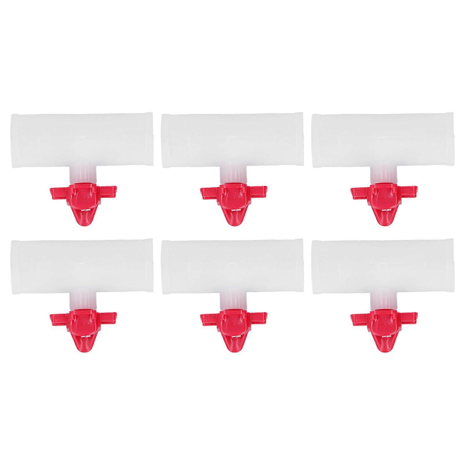 Automatic Chicken Nipple Waterer 20 Sets with T Joints for Quail Pigeons G3/4