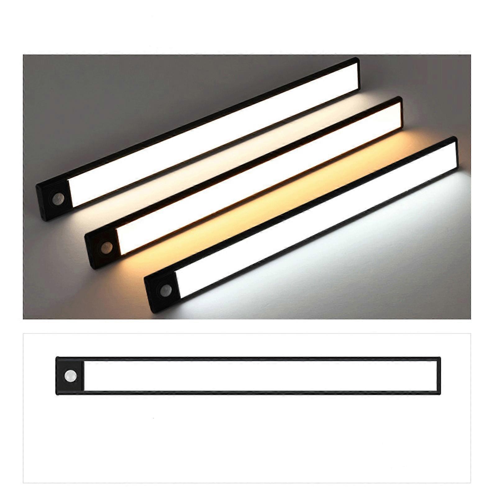 3 Color Wireless Motion Sensor Under Cabinet Closet Light Kitchen Counter LED Night Lamp