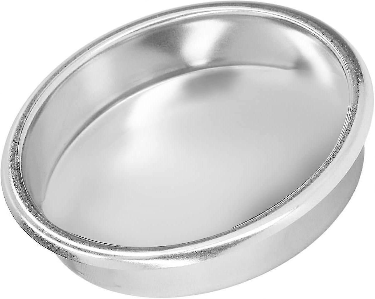 2.3 Inch Coffee Machine Backflush Insert Filter, Stainless Steel Espresso Machine Blind Bowl Backflu