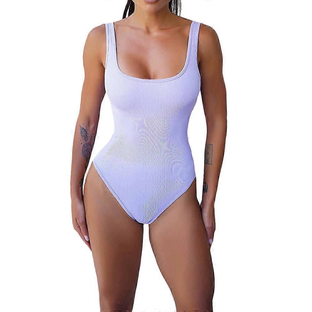 Bodysuit for Women Tummy Control Shapewear Sleeveless Seamless Sculpting Thong