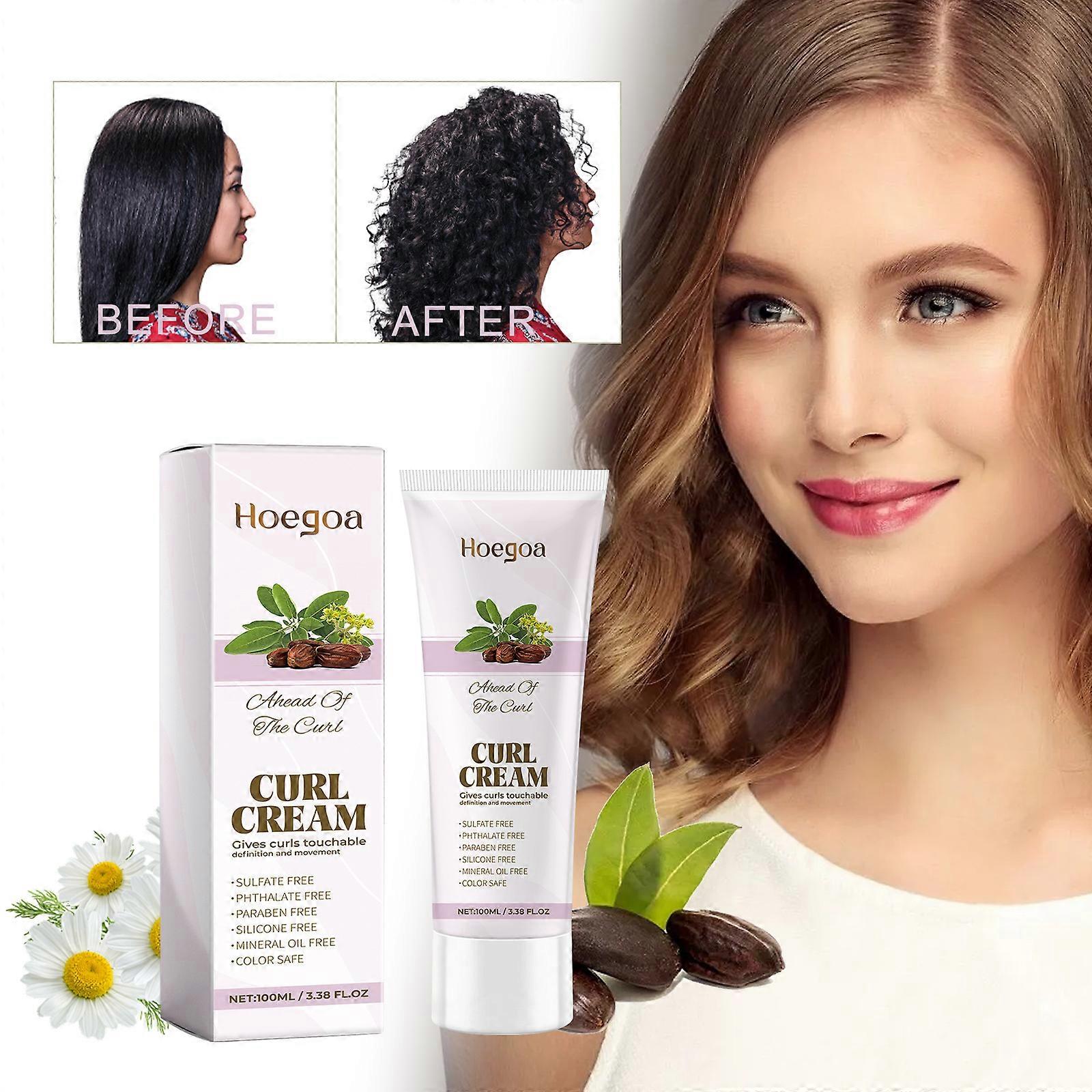 Ahead of the Curl & Strength Training Leave In Conditioner Curl Building Serum for Curly Hair Types Enhances Waves and Curls While Adding Definition