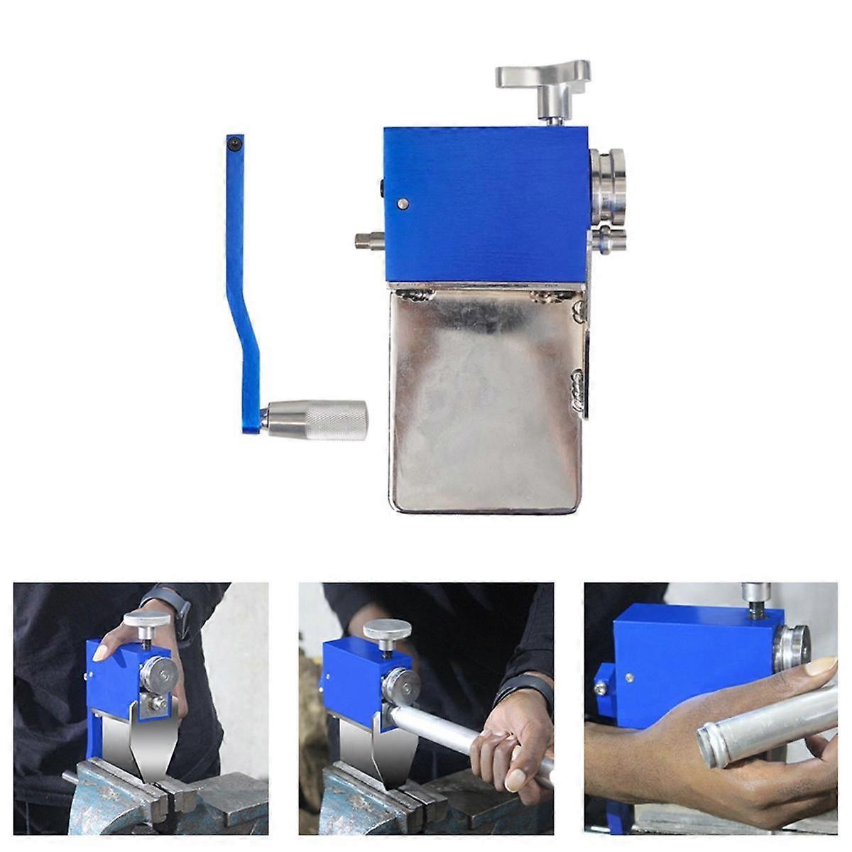 Tubing Beader Tool Manual Bead Roller Intake and Intercooler Piping Crimping Tool Fit 5/8in Tubes A