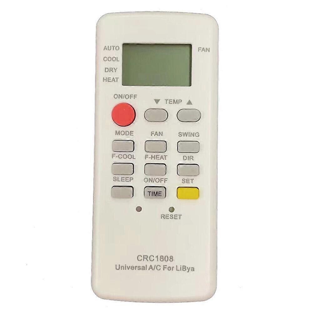 CRC1808 For LiBya Chigo AUX Universal LCD Air Conditioner Remote With Heat