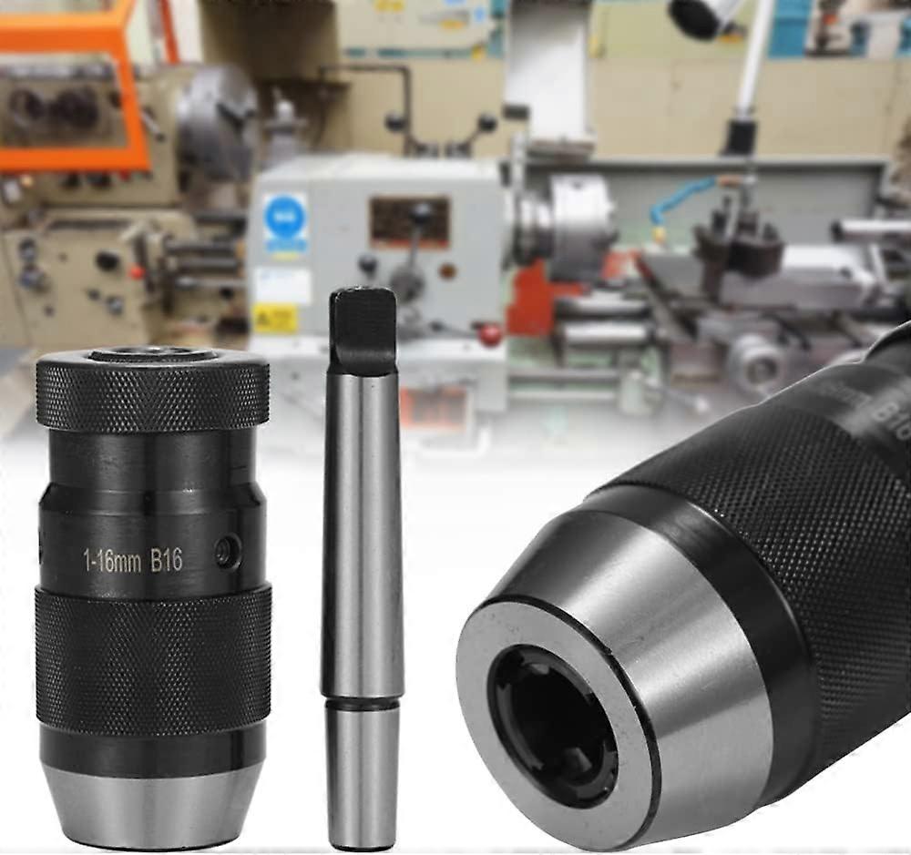 Självåtdragande borrchuck MT2-B16 1-16 mm MK konisk chuck för CNC-svarvborr