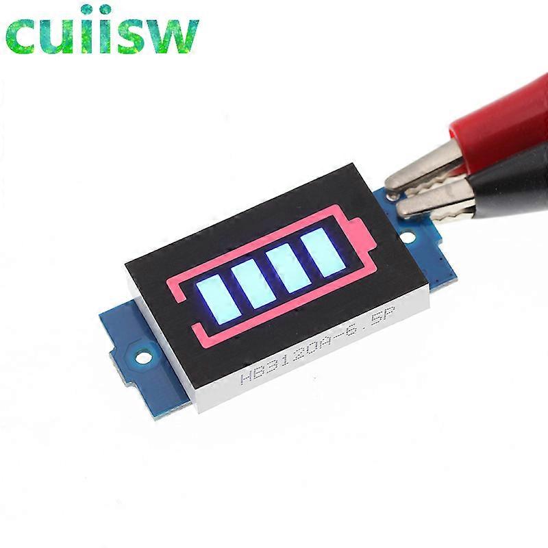 1S 2S 3S 4S 18650 Lithium Battery Capacity Indicator Module 16.8V Blue Display Electric Vehicle Battery Power Tester
