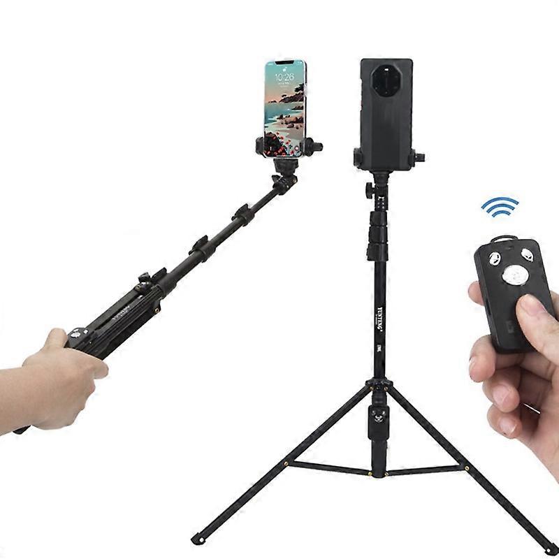 Tripod Sfie Stick Phone With Bluetooth Remote Control