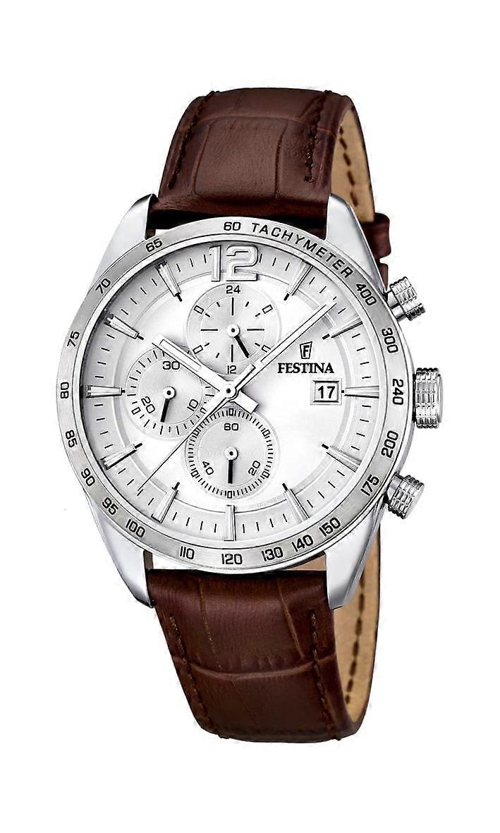 Festina Timeless Chrono Leather Watch