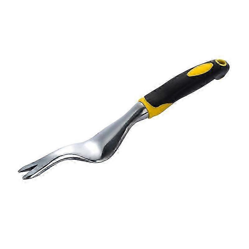 Garden tool set aluminum alloy drafter, weeder tool with silicone handle (A)