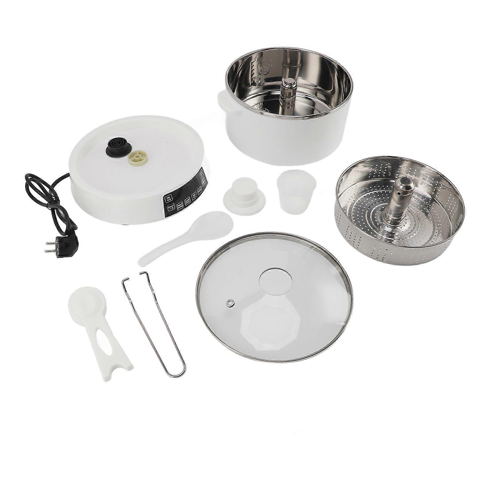 Riskoker 4L løfting av sukkerfjerning Rask tilberedning 12H tidsbestemt reservasjon Elektrisk riskoker for dampende rissuppe EU-plugg 220V 1500W