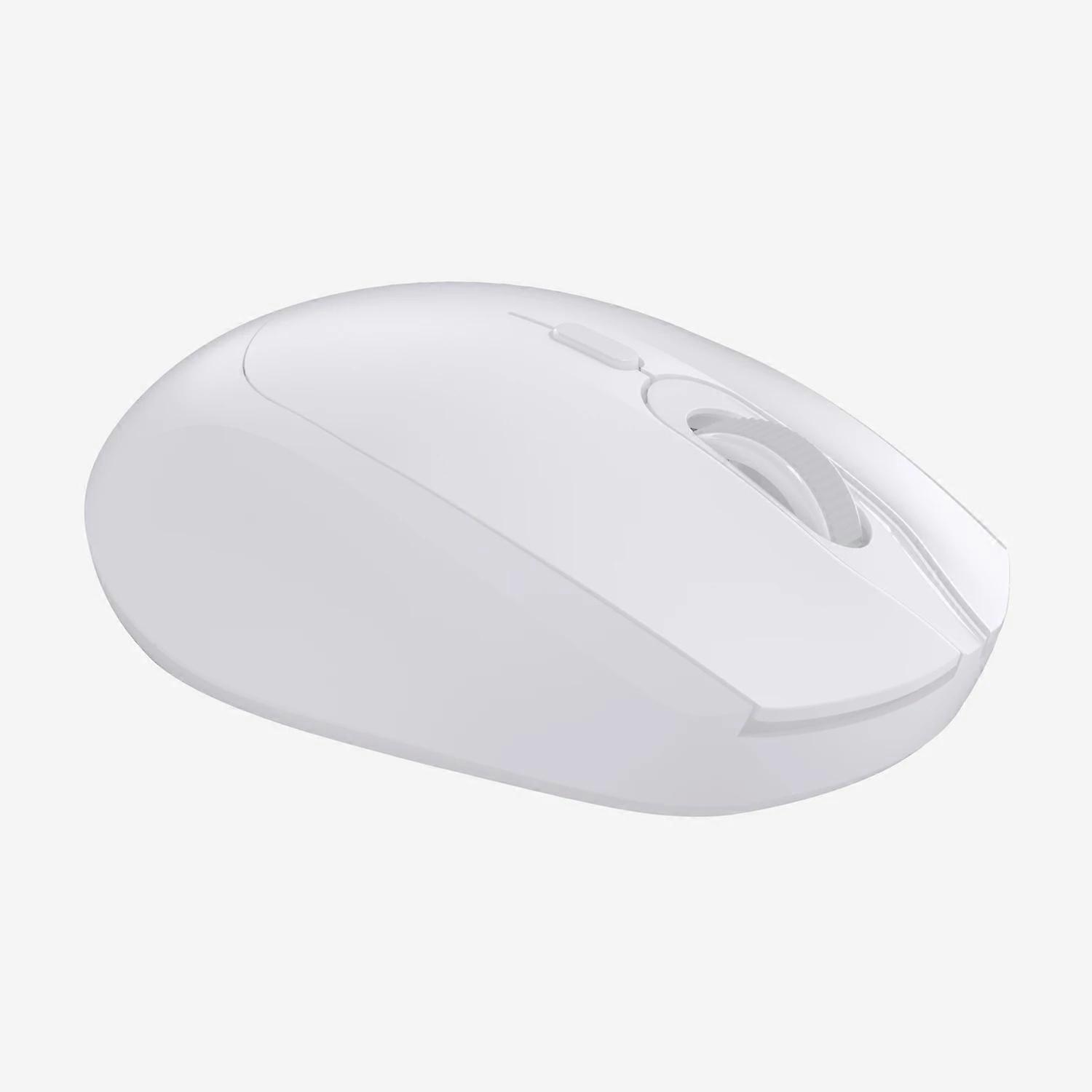 Portable Computer Mouse 2.4G with USB Receiver Noiseless Wireless Mouse for PC Tablet Laptop White Mice & Trackballs