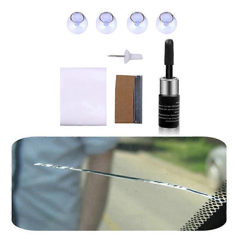 Car Windshield Repair Tool DIY Car Window Repair Tools Window Glass Curing Glue Auto Glass Scratch Crack Restore Kit