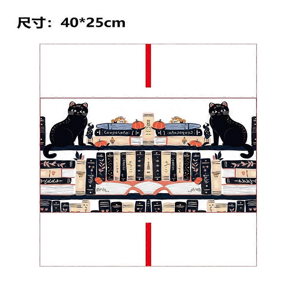 Πολυεστέρας βιβλίο καλύπτει ελαστικό σημειωματάριο τυλίγει σχήμα γάτας