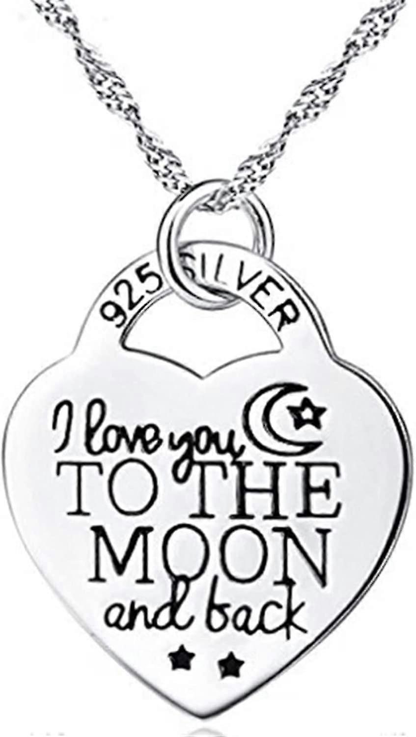 Lettre Coeur Collier Pendentif