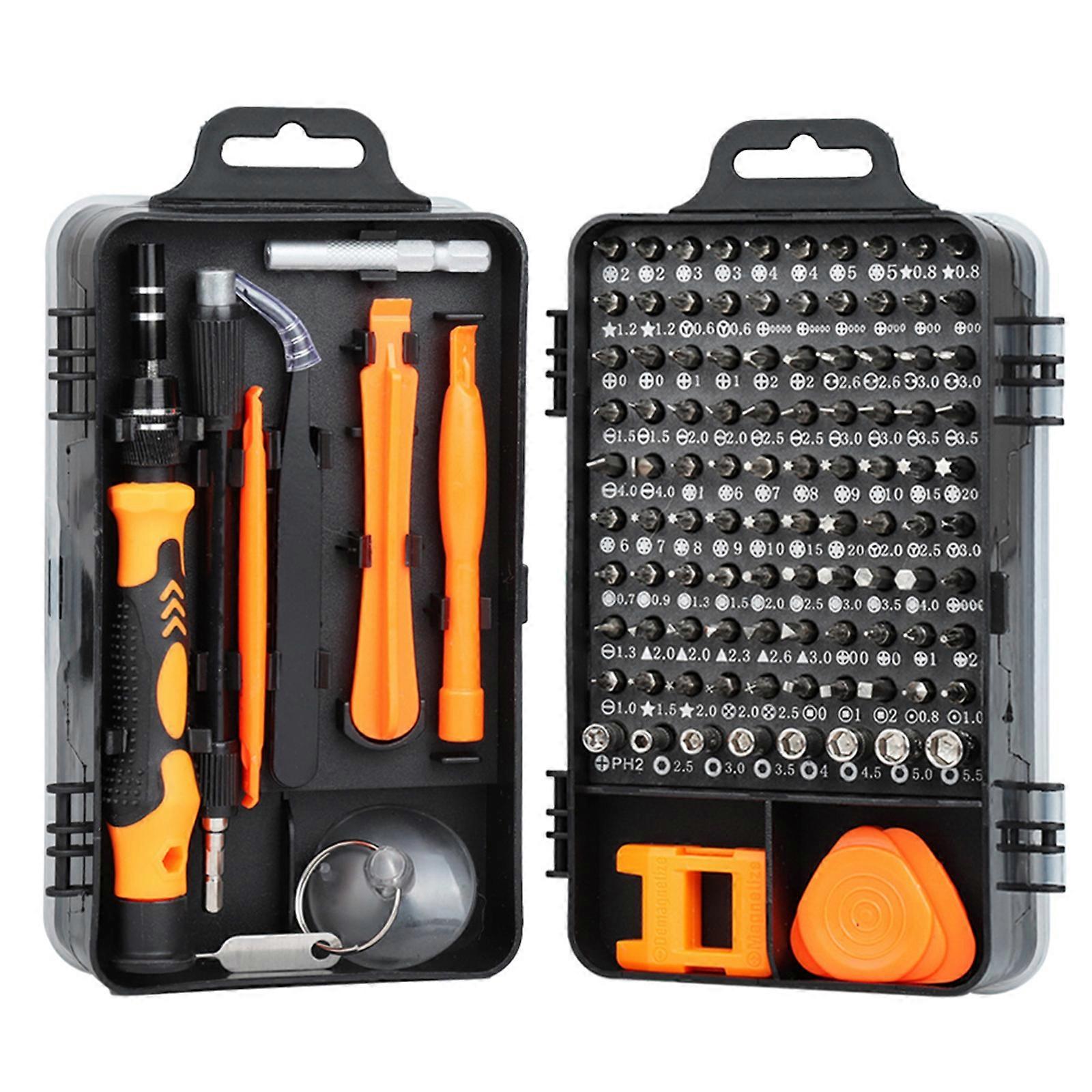 115 in 1 Set di cacciaviti di precisione Cacciavite magnetico CR-V Bit Computer Kit di strumenti manuali per la riparazione del telefono cellulare
