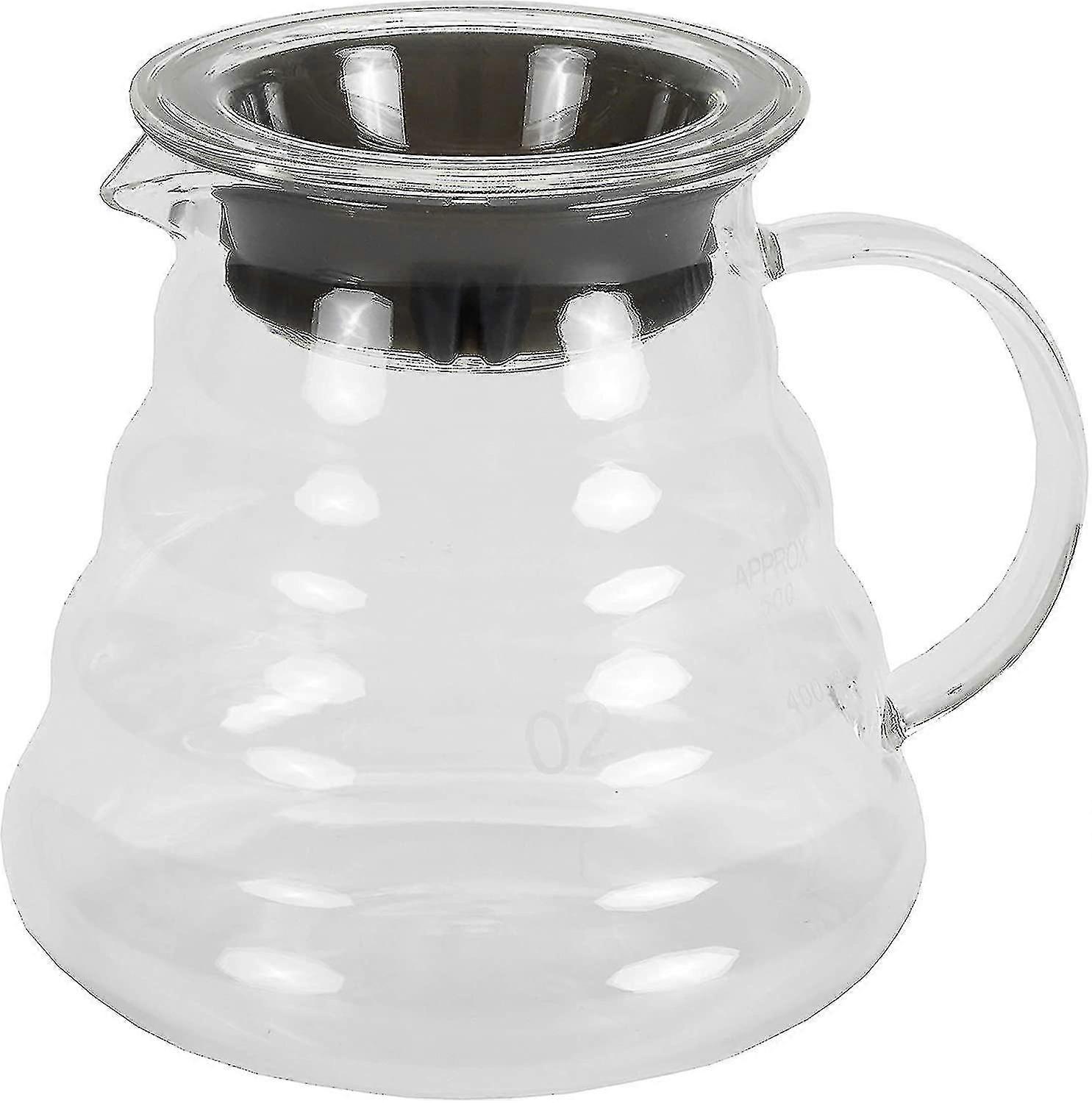 Coffee Machine Glass Range Coffee Maker, Heat Resistant Coffee Maker, Clear, 600ml