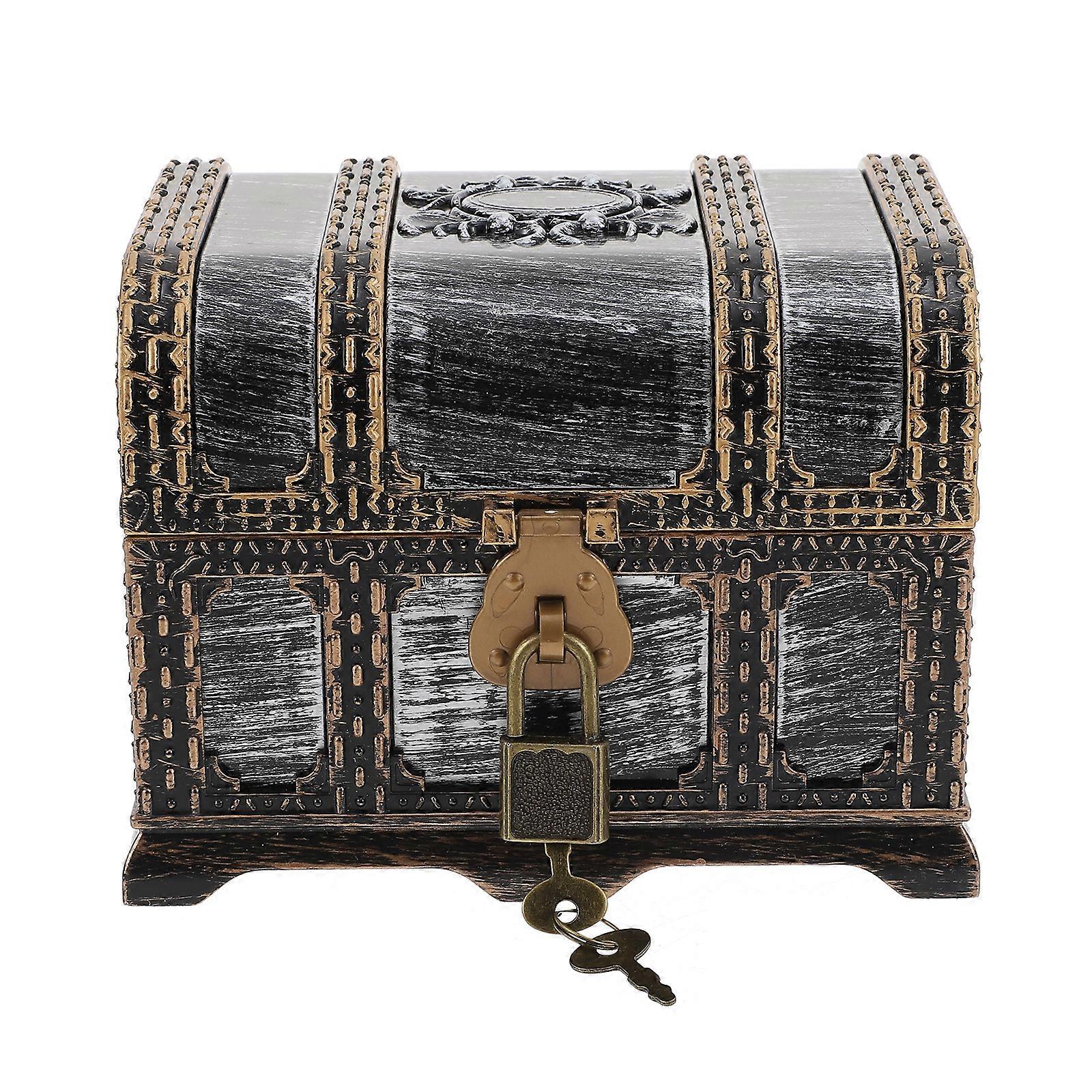 Decorative Treasure Chest Multi-function Pirate Box Vintage Pirate Chest