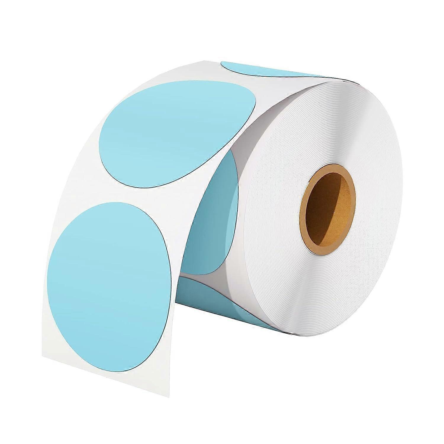 2" Round Thermal Labels, Self Adhesive Round Thermal Labels, Multipurpose Roll Thermal Stickers, 1 Roll