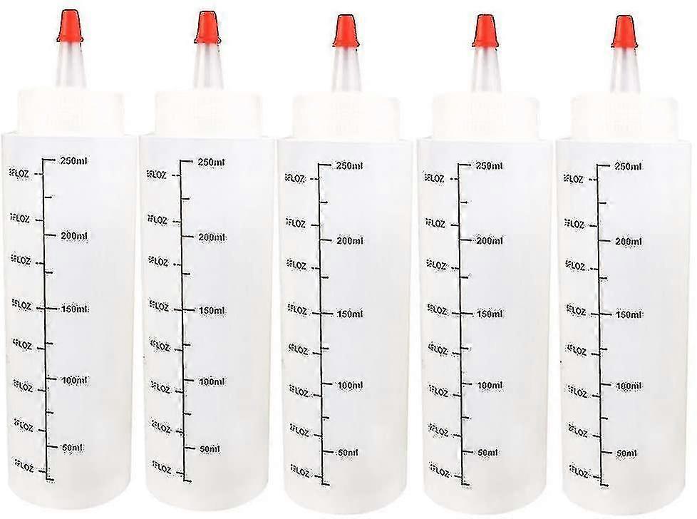 5 Pieces 250 Ml Dropper Bottle Liquid Bottle