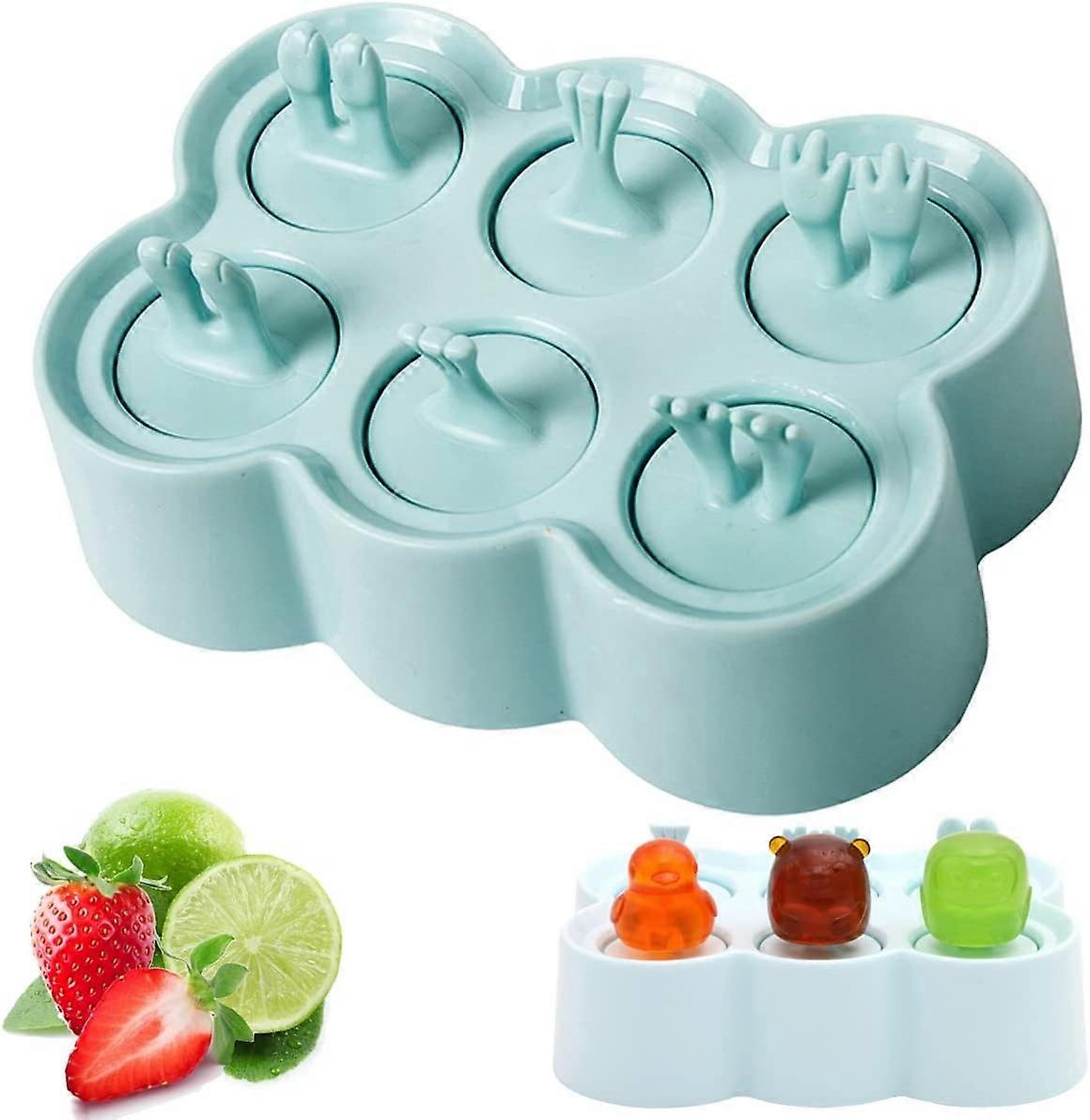 Popsicles Molds,Popsicle Molds for Kids, Silicone Ice Pop Mold with Stick, Popsicle Maker Mini DIY Pop Molds for Kids, Ice Cream Mold -BPA Free