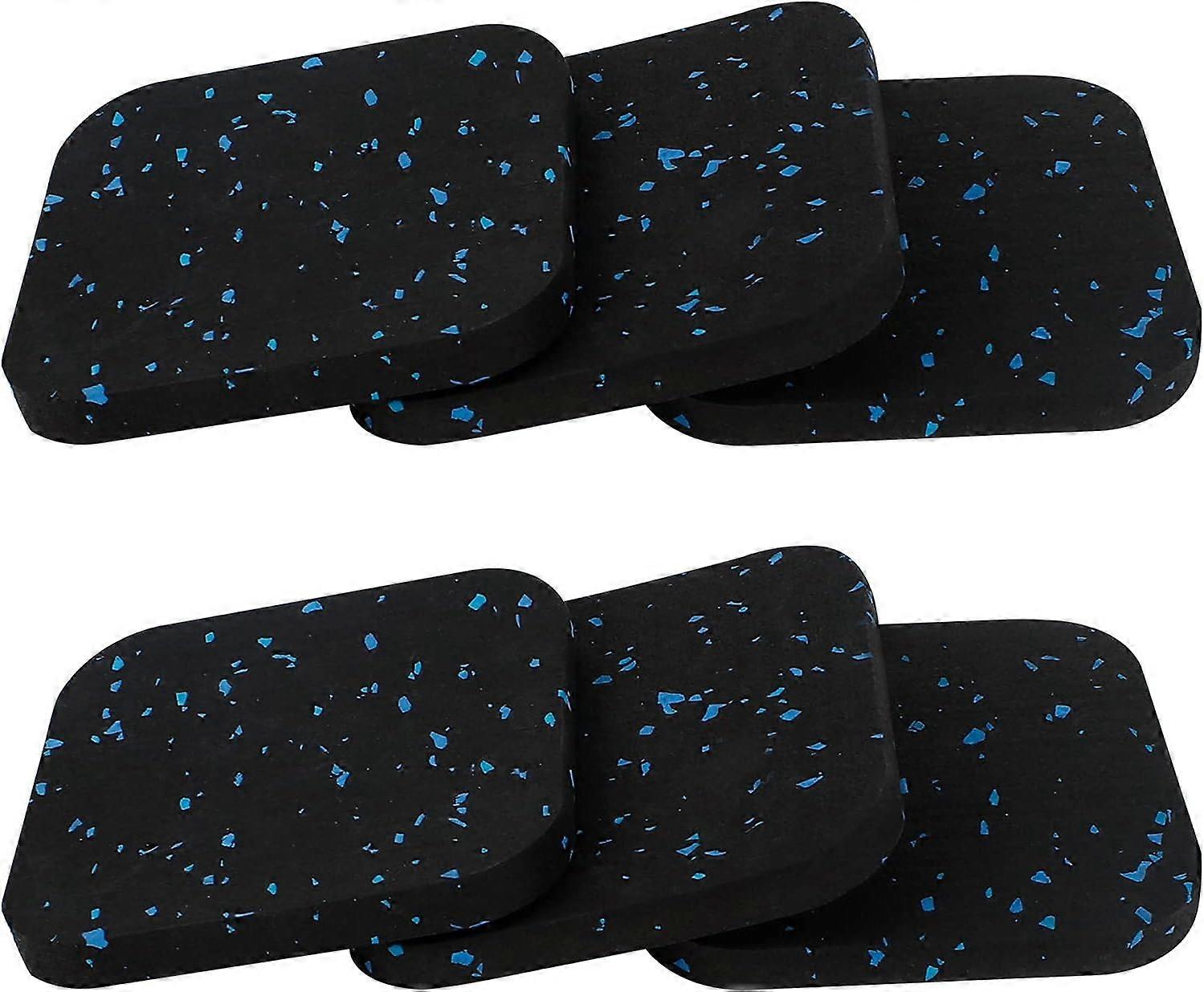 Washing Machine Anti-Vibration Mats, 6Pcs Washing Machine Anti-Vibration Mats, 10 x 10 cm Rubber Anti-Vibration Mats for Treadmills, Dryers and Washin