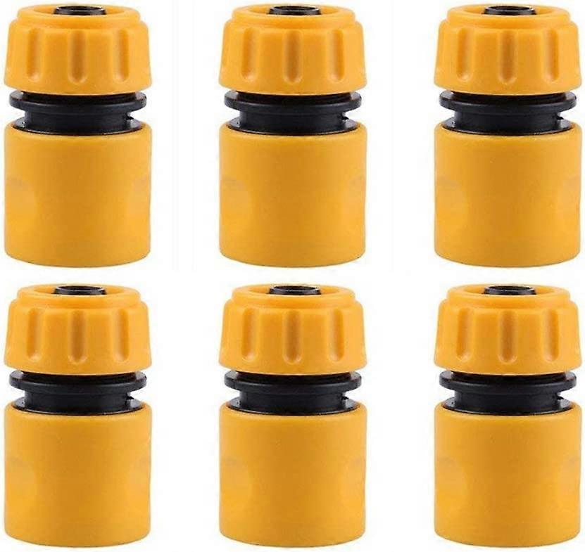 6 pack Hose End Quick Connect fitting 1/2" Hose Pipe Quick Connector