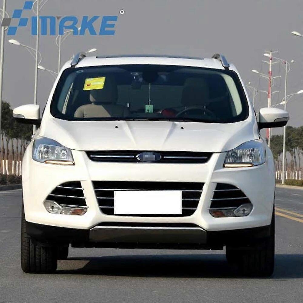 1 زوج لفورد كوجا إسكيب 2013 2014 2015 2016 ضوء النهار DRL LED غطاء مصباح الضباب مع وظائف إشارة تحول صفراء