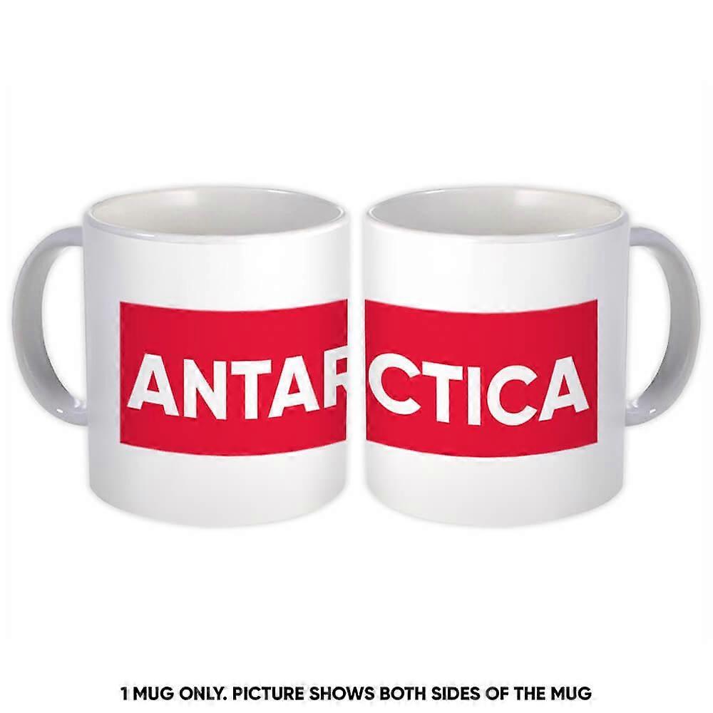 Gift Mug: Antarctica Red