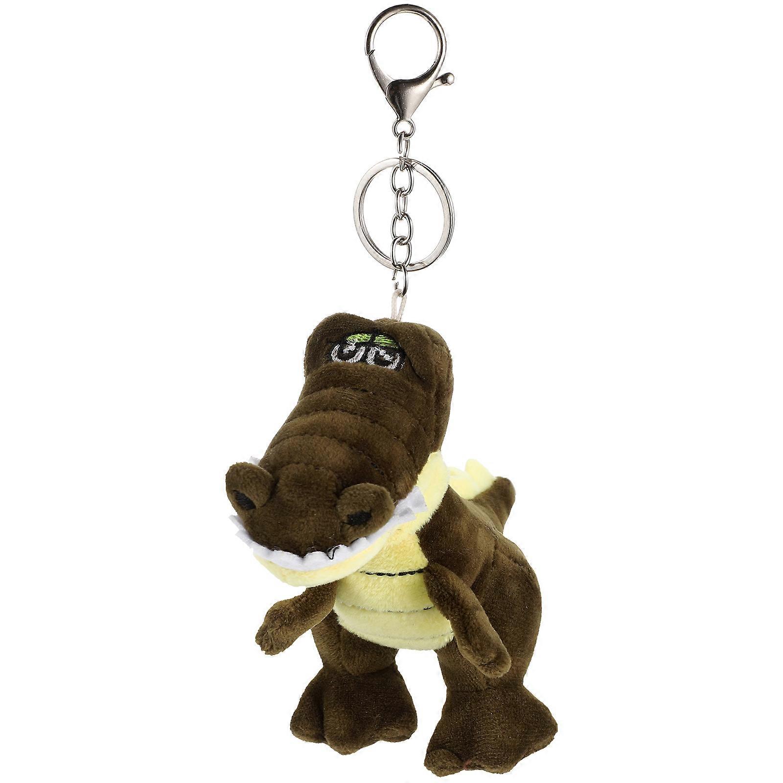 2Pcs Crocodile Keychain Plush Keychain for Backpacks Stuffed Animal Backpack Keychain Animal Gift