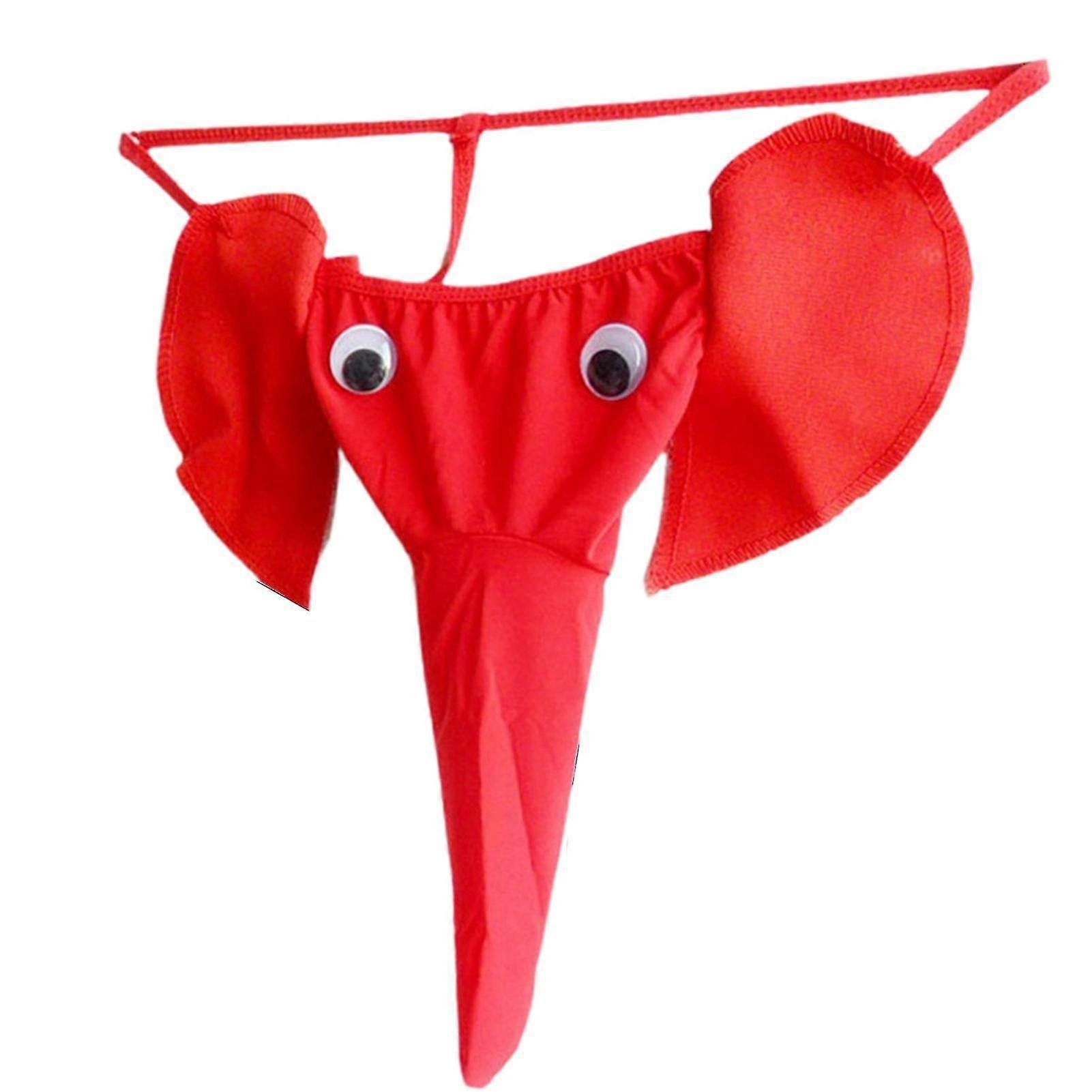 Männer Cartoon Elefant Dessous G-String Atmungsaktive T-Back Strings für Herren