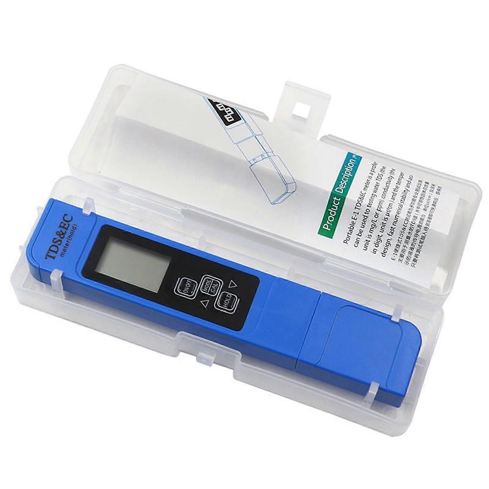 TDS Meter Digital vannkvalitet tester testsett for drikkevann 0-9990ppm