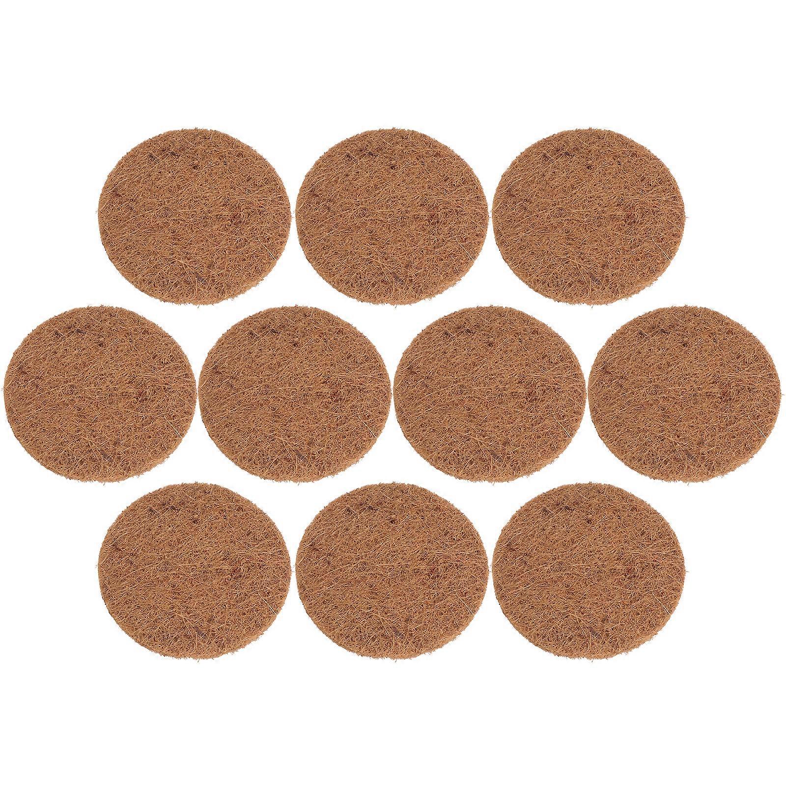 10pcs Taube Zuchteier Matte Nest Kokosnuss Kokos Matte Zubehör Vogelmatte