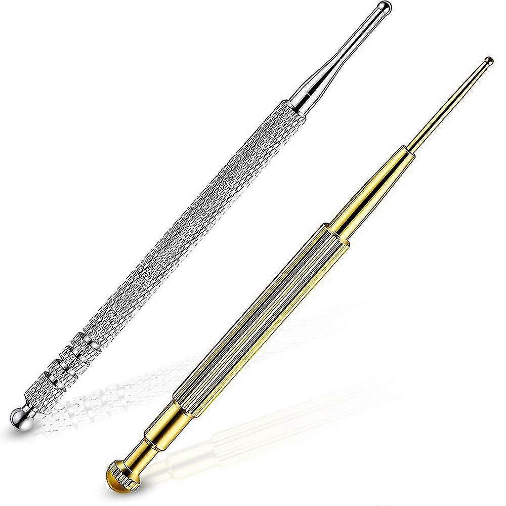 Pure Copper Acupuncture Pen, Brass Elastic Ear Acupuncture Probe