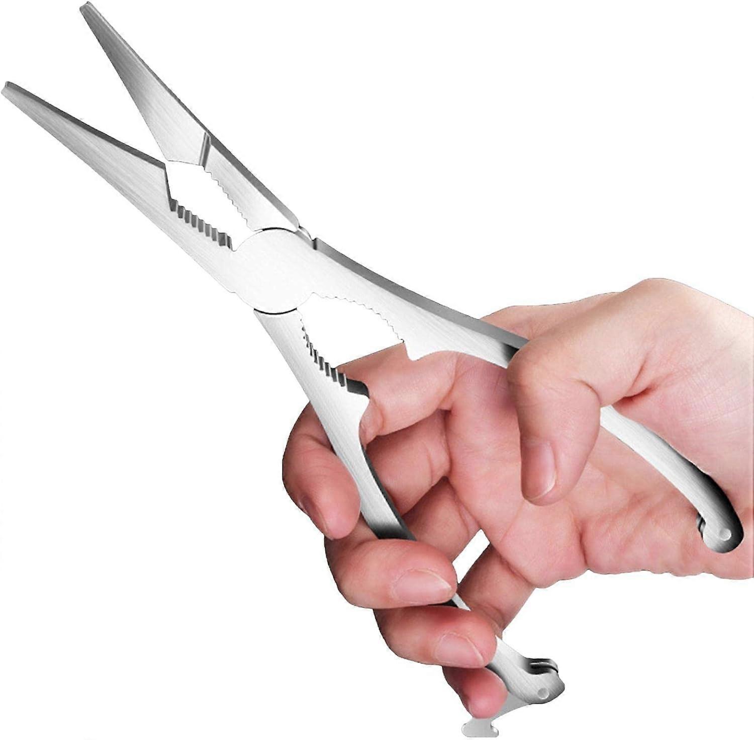 Lobster Shell Crackers, Crab Crackers Seafood Tools, Stainless Steel Lobster Crackers With Non-Slip Handle, Shellers, Nut Cracker, Crab Claw CrackersS