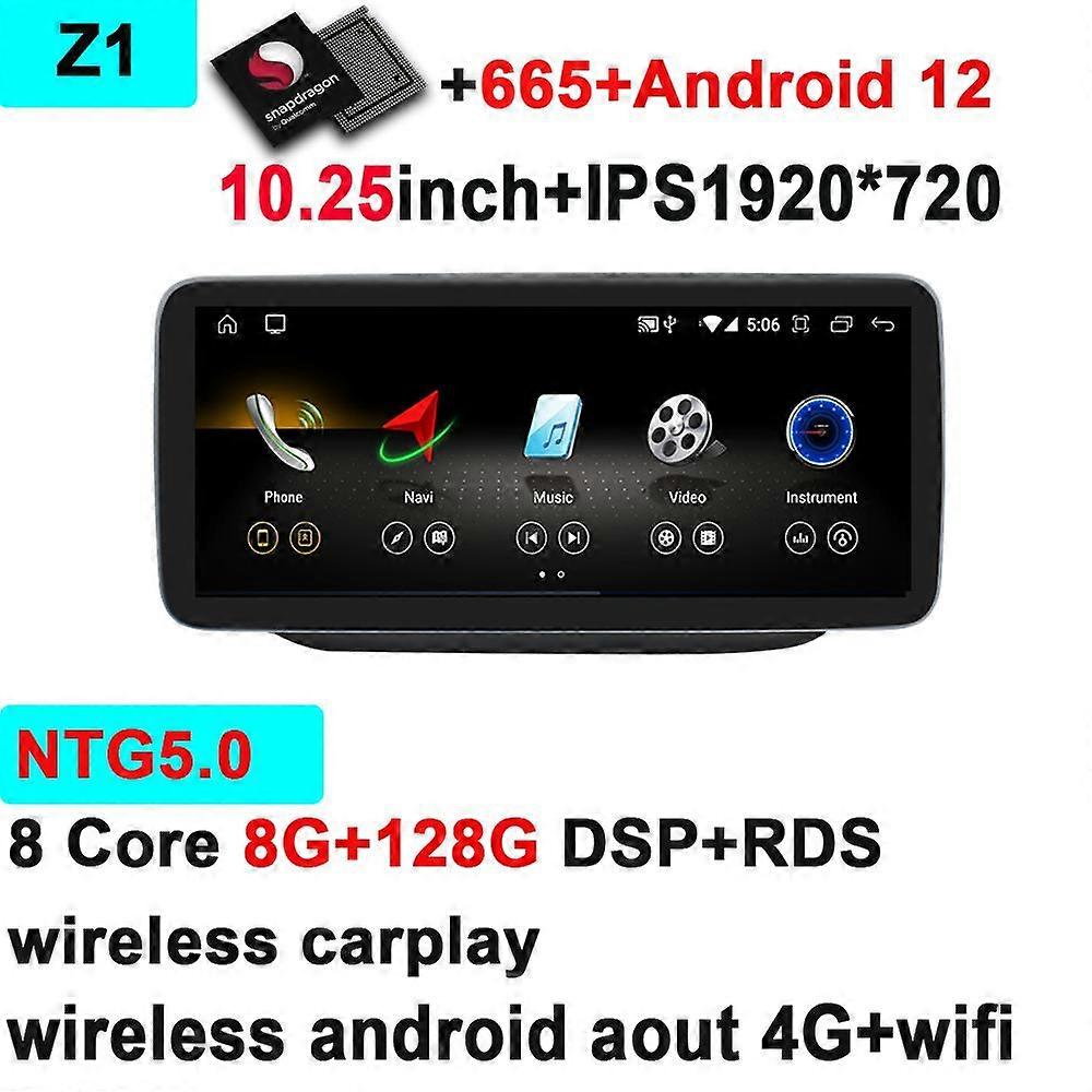 jingtian Carplay Android 12 Car auto Navigation Multimedia Radio Player Audio for Mercedes Benz B Class RHD W245 W246 2011-2018