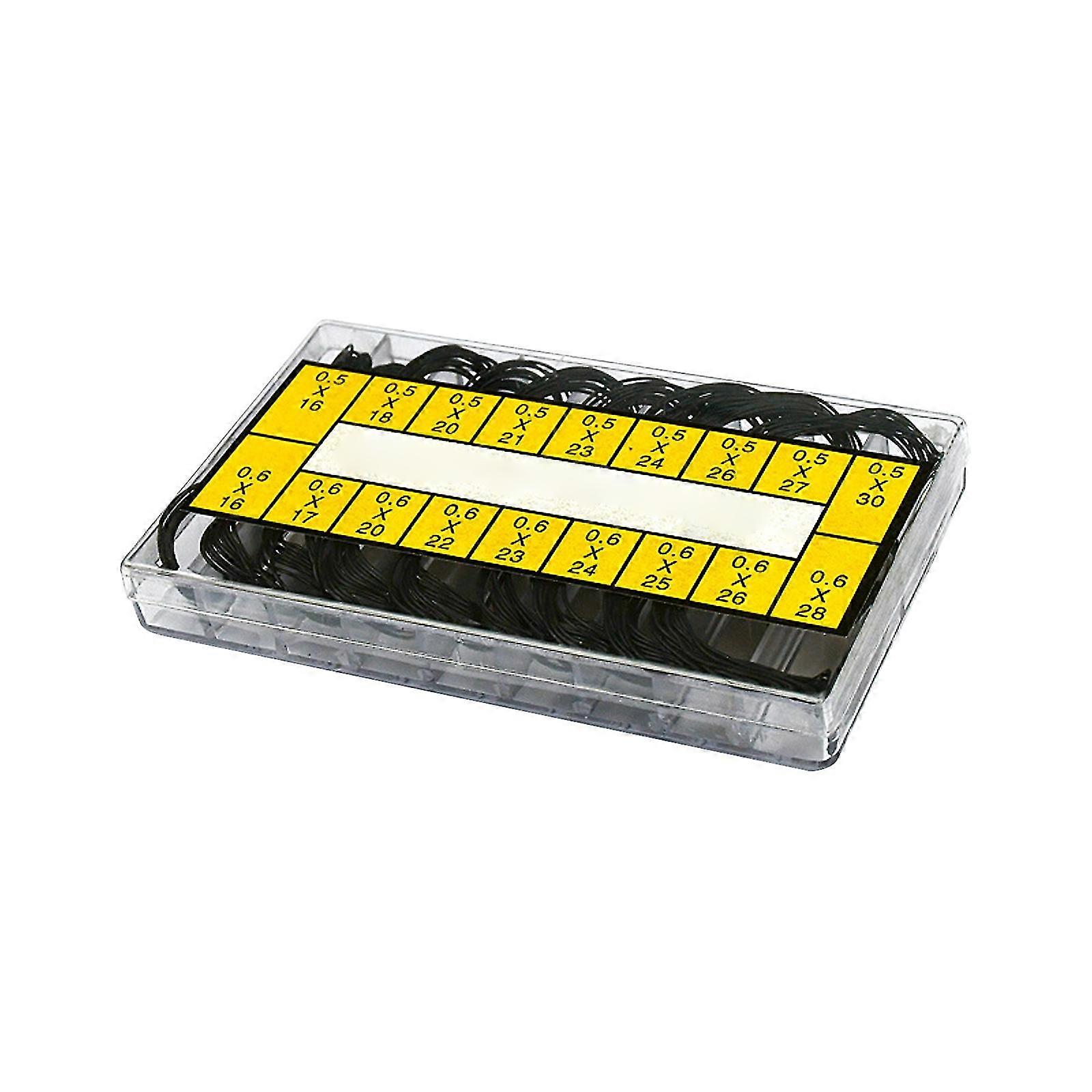 O-ring Kit Rubber Washer Seals Assortment Set Watch Back Gasket