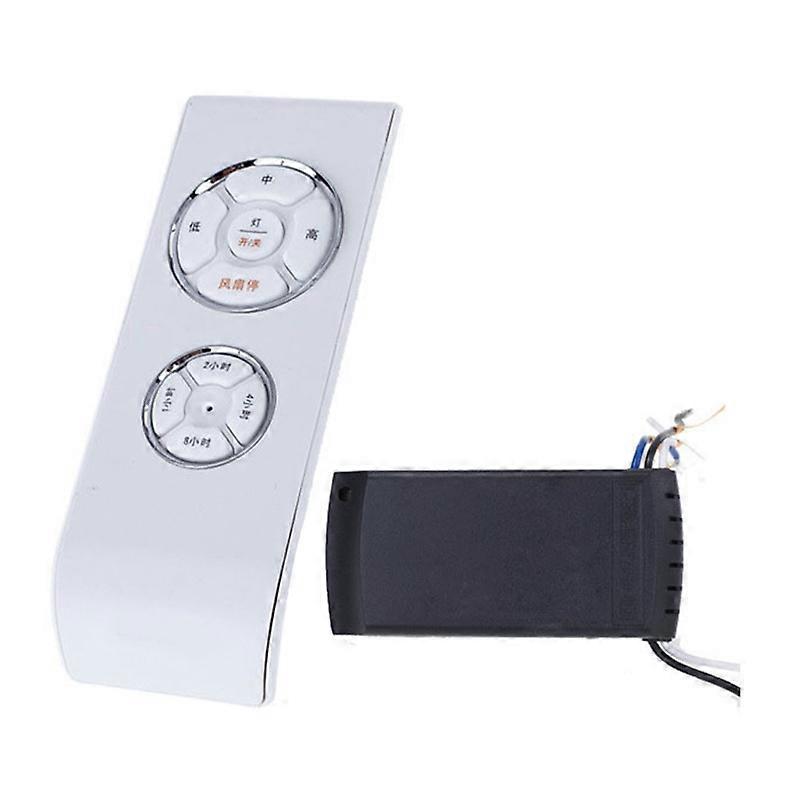 Universal Ceiling Fan Lamp Remote Control Kit Timing Wireless Receiver Home Tool Qinhai