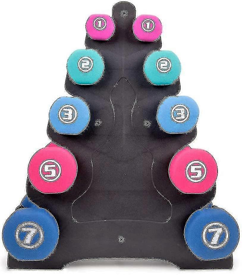 دمبل رف الحامل ، مثلث وورقة كبيرة 5 طبقات دمبل تخزين الوزن رف متعدد المستويات اليد الوزن برج حامل للصالة الرياضية المنزلية تجريب مكتب اللياقة البدنية