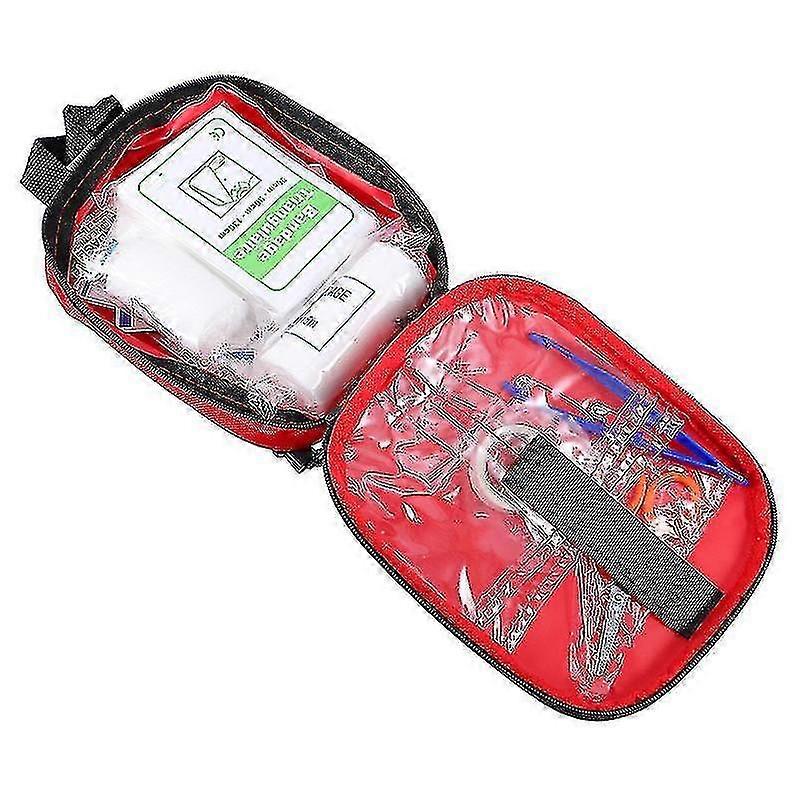 Rotes Erste-Hilfe-Set 1 Set Tragbare Erste-Hilfe-Kit Überlebens-Kit Container für Outdoor-Reisen